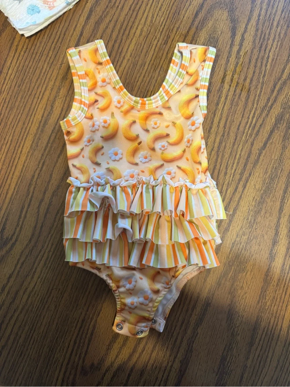 Baby girls 2T banana bathing suit